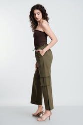 Cargo zipper pant
